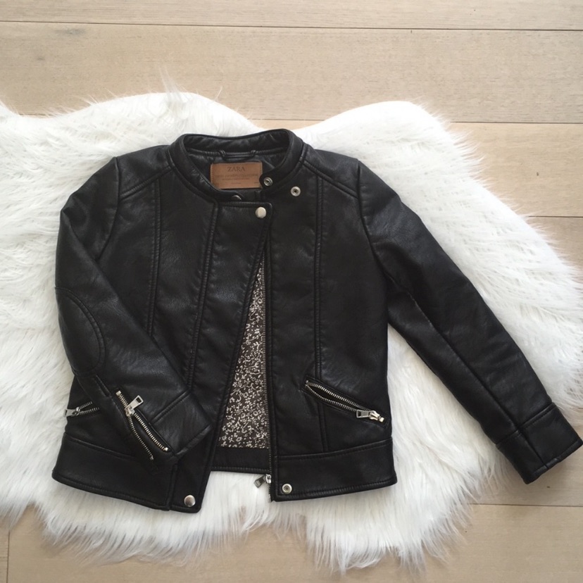 Zara Faux Leather Biker Jacket